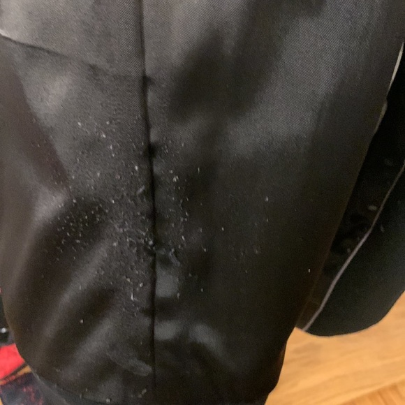 Mackage Wool/Cashmere Coat with Leather Trim, size large - Picture 8 of 9